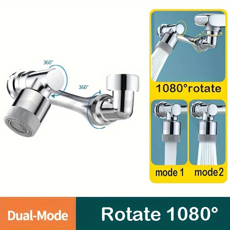 Extensor de Torneira Articulado 1080° com 2 Jatos