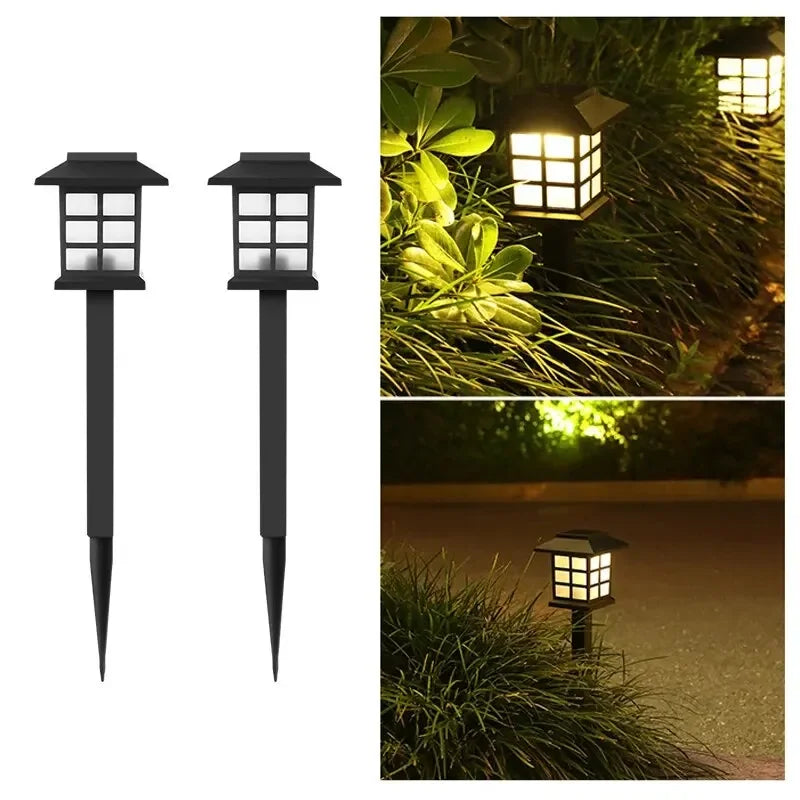 Balizador Solar LED para Jardim – Luminária de Espeto à Prova d’Água
