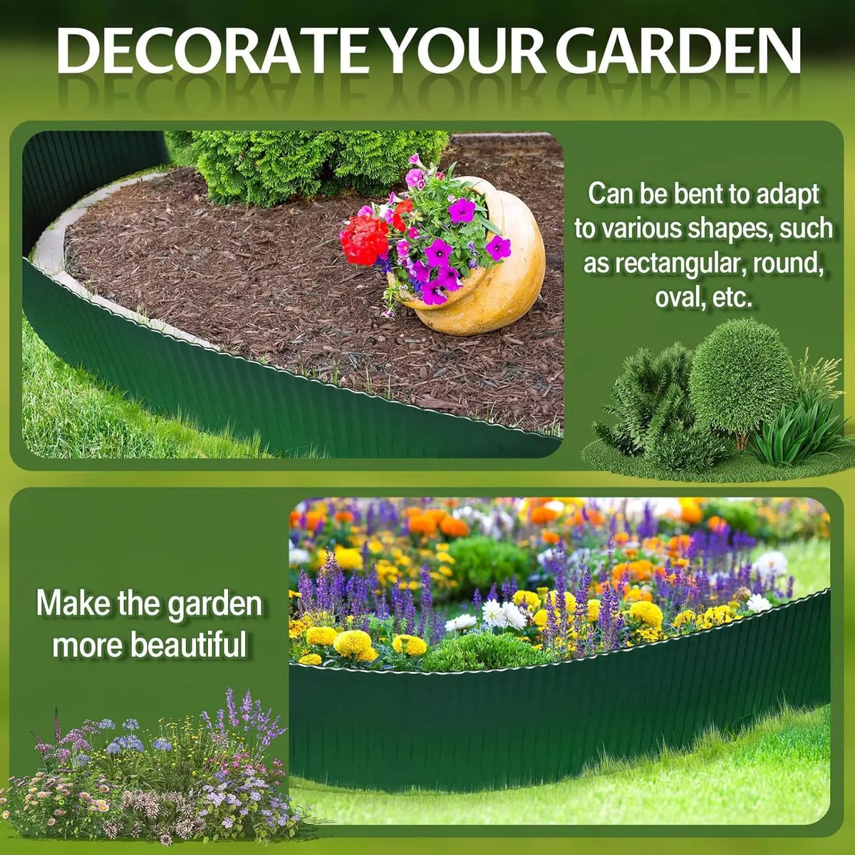 Borda de Jardim Flexível – Rolo
