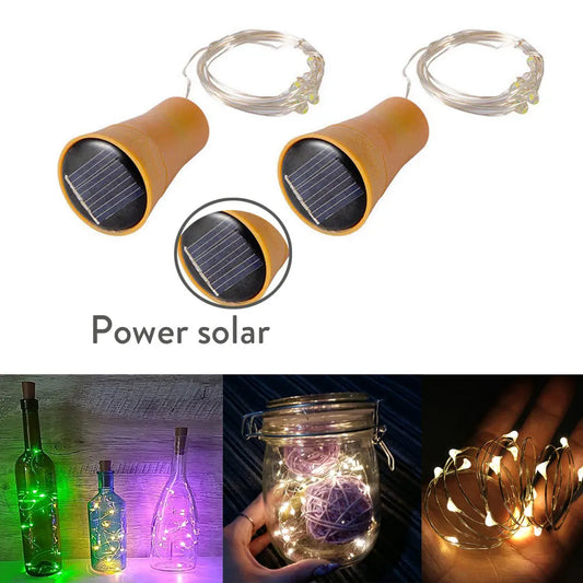 Luz Solar Rolha para Garrafa – Fio de Fada