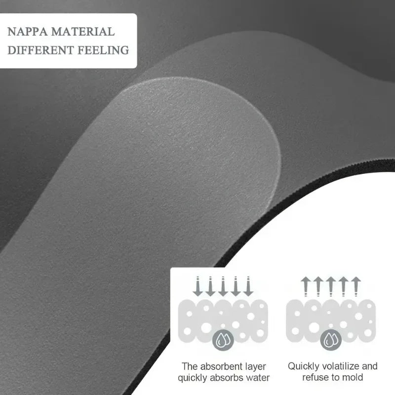 Tapete de Diatomita Super Absorvente para Banheiro