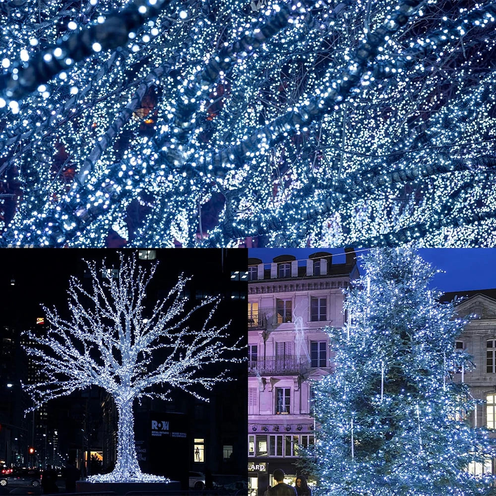 Cordão de Luz Solar com 100 LEDs à Prova d’Água – Jardim, Varanda e Festas