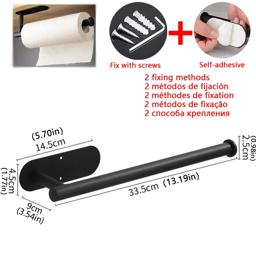 Suporte Adesivo para Papel-Toalha Sem Furos