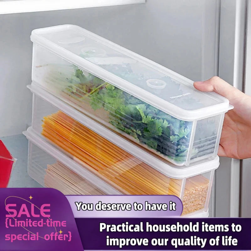 Pote Organizador Hermético Transparente para Geladeira
