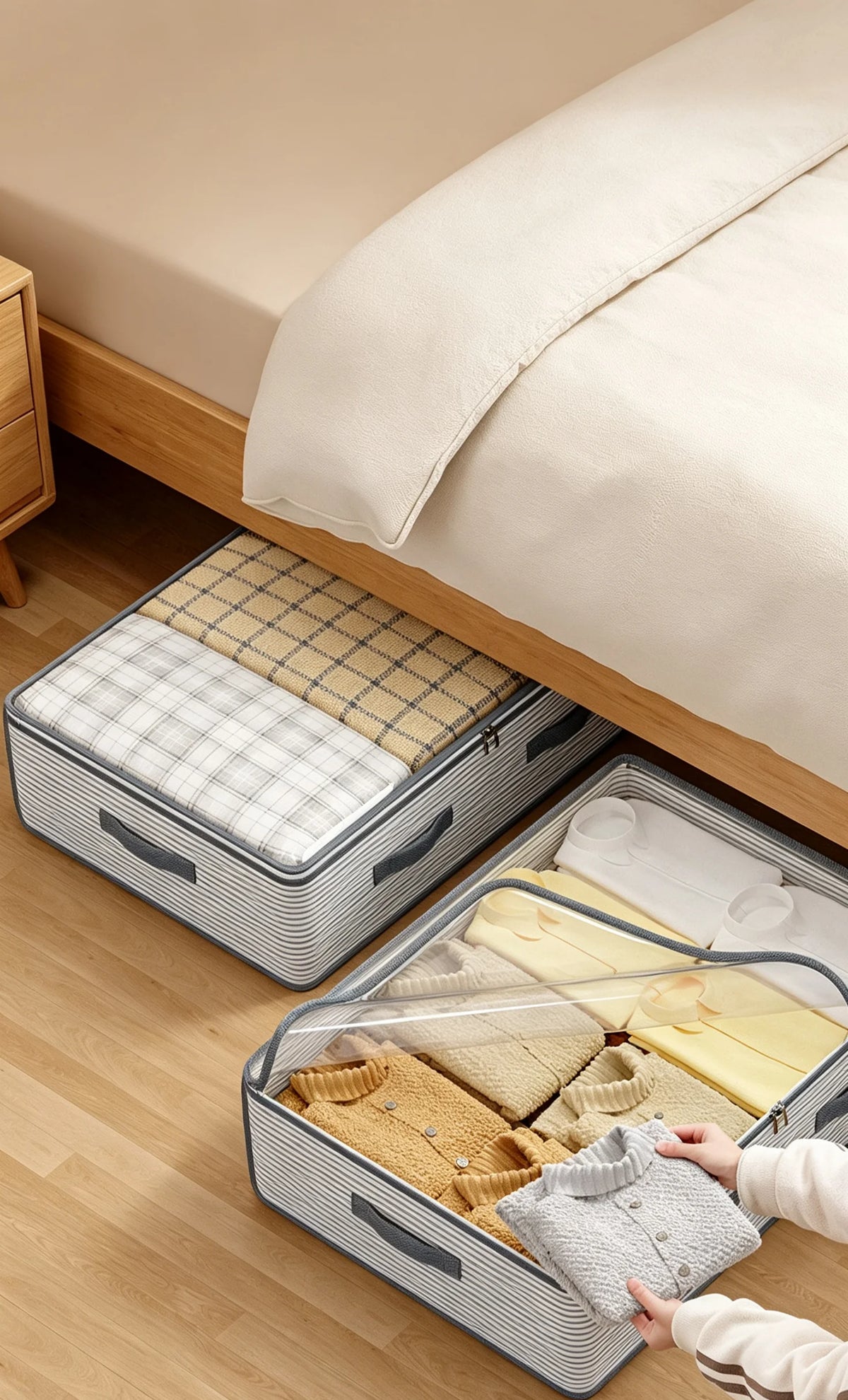 Organizador para Embaixo da Cama com Zíper
