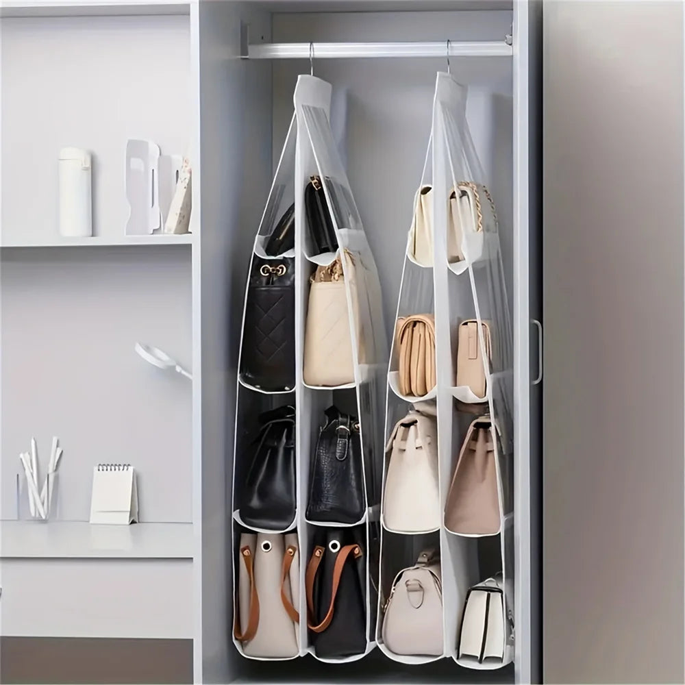Organizador de Bolsas para Pendurar no Guarda-Roupa