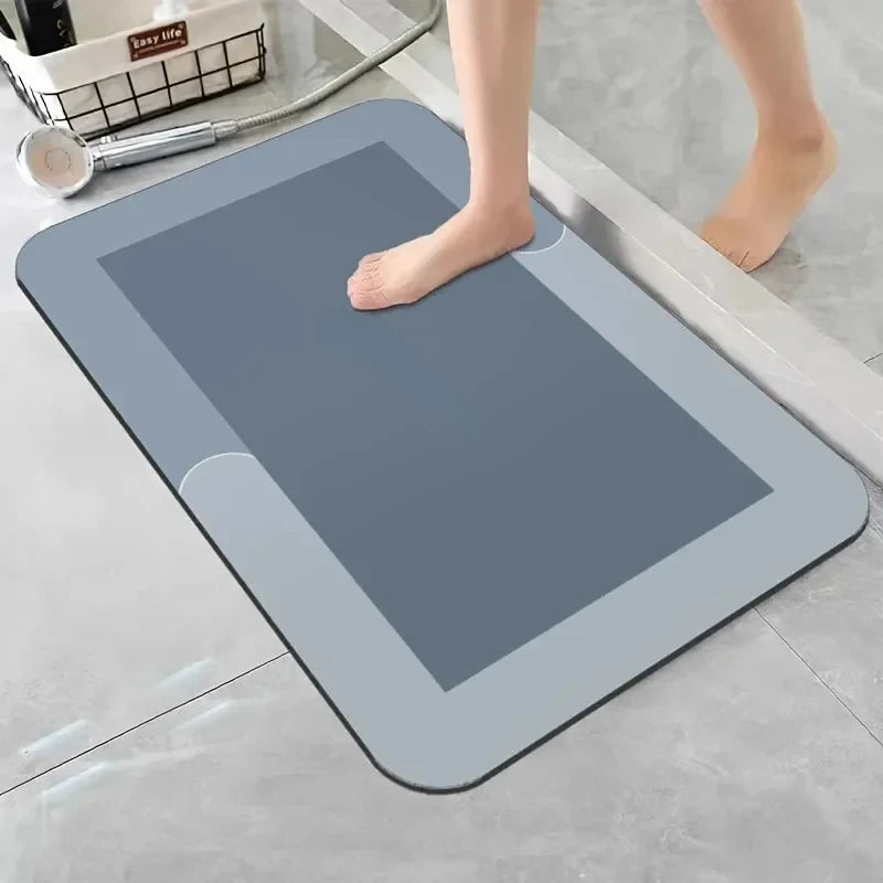 Tapete de Diatomita Super Absorvente para Banheiro