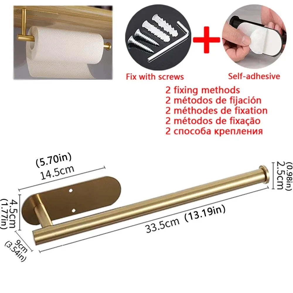 Suporte Adesivo para Papel-Toalha Sem Furos