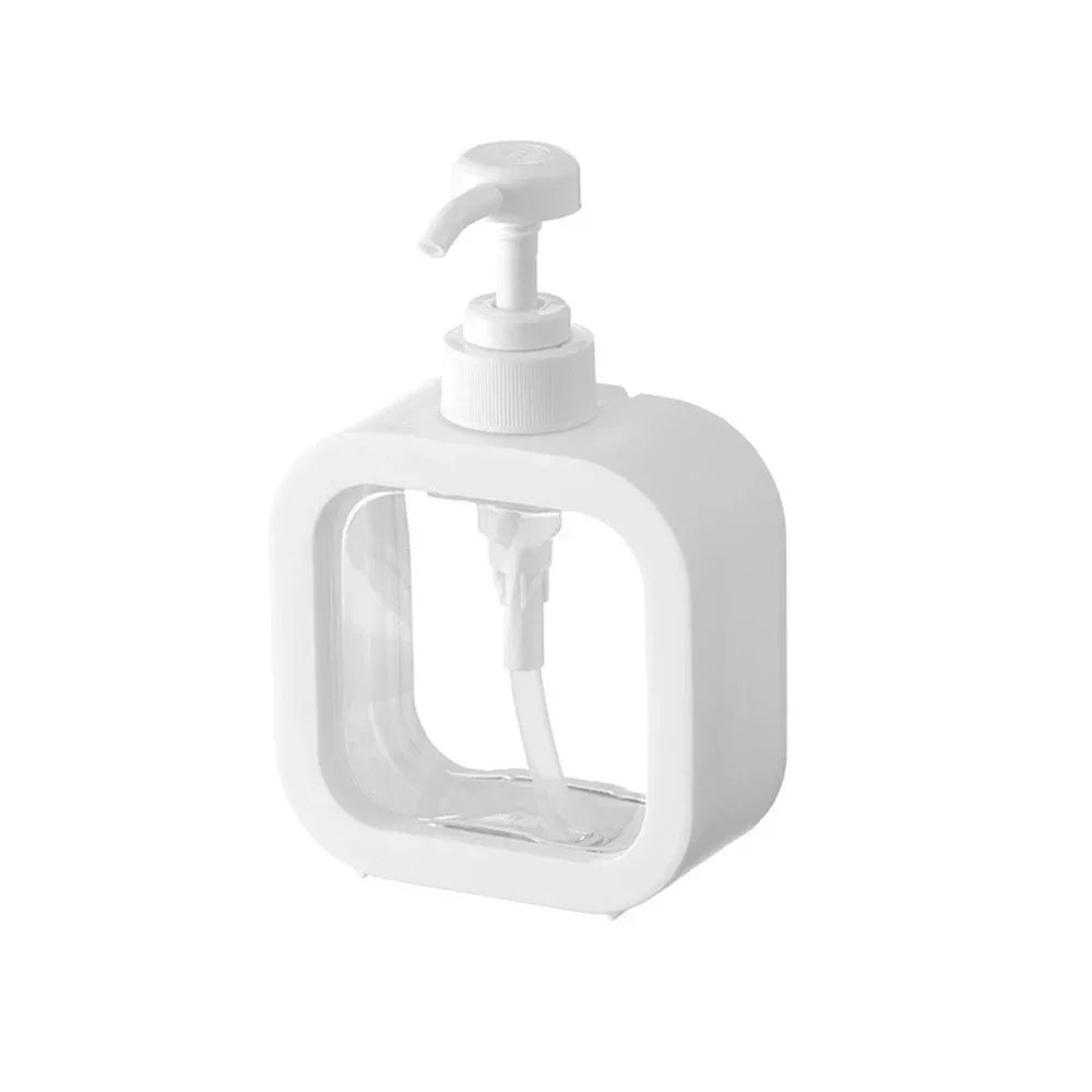 Dispenser Transparente para Sabão Líquido e Amaciante 500 ml