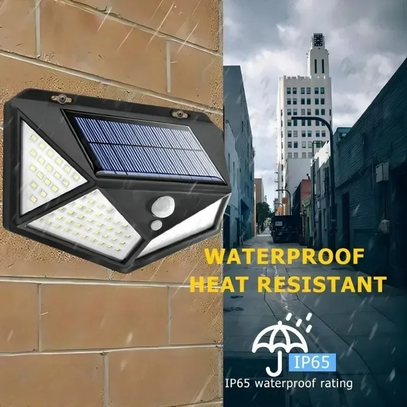 Luminária Solar Multifuncional para Parede e Jardim
