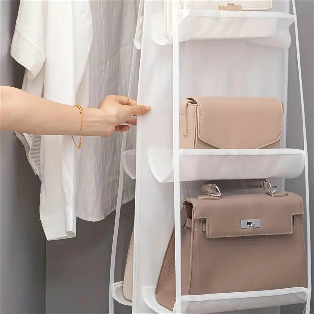 Organizador de Bolsas para Pendurar no Guarda-Roupa