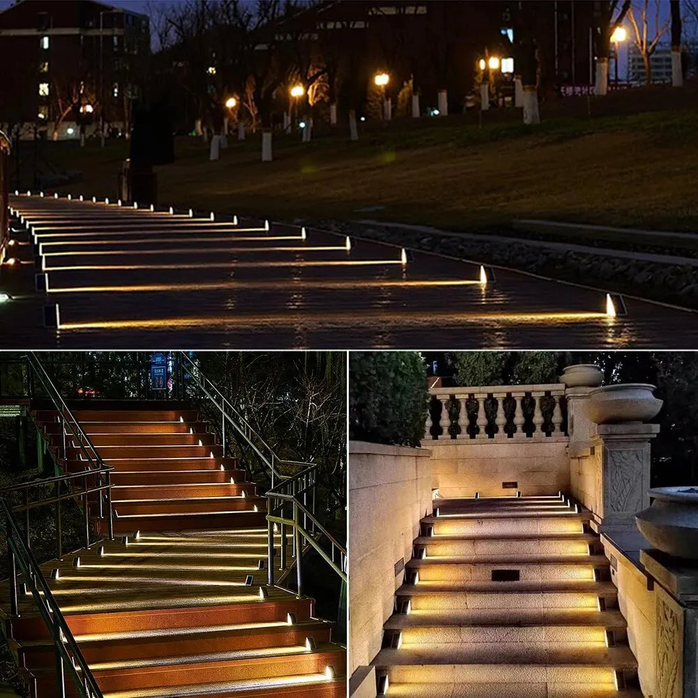 Luz Solar para Degrau e Escada