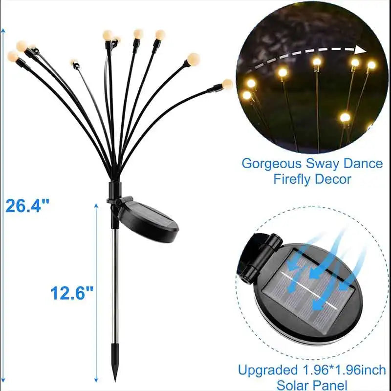 Luz Solar Vagalume em Movimento – Jardim