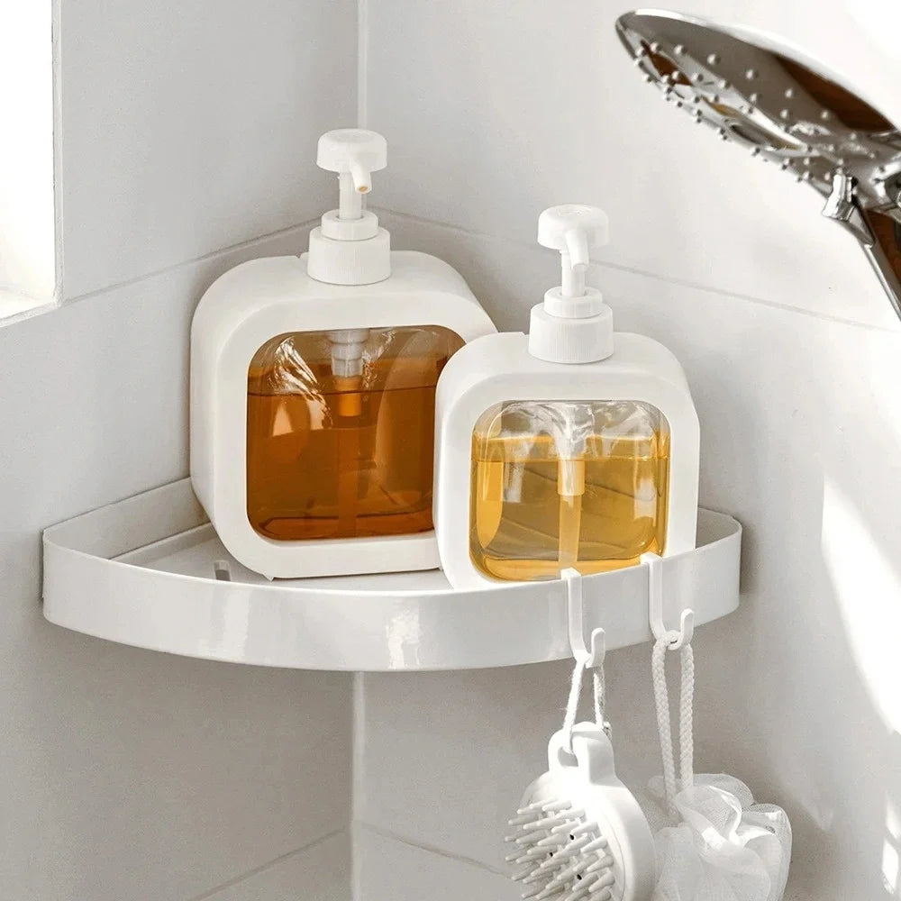 Dispenser Transparente para Sabão Líquido e Amaciante 500 ml