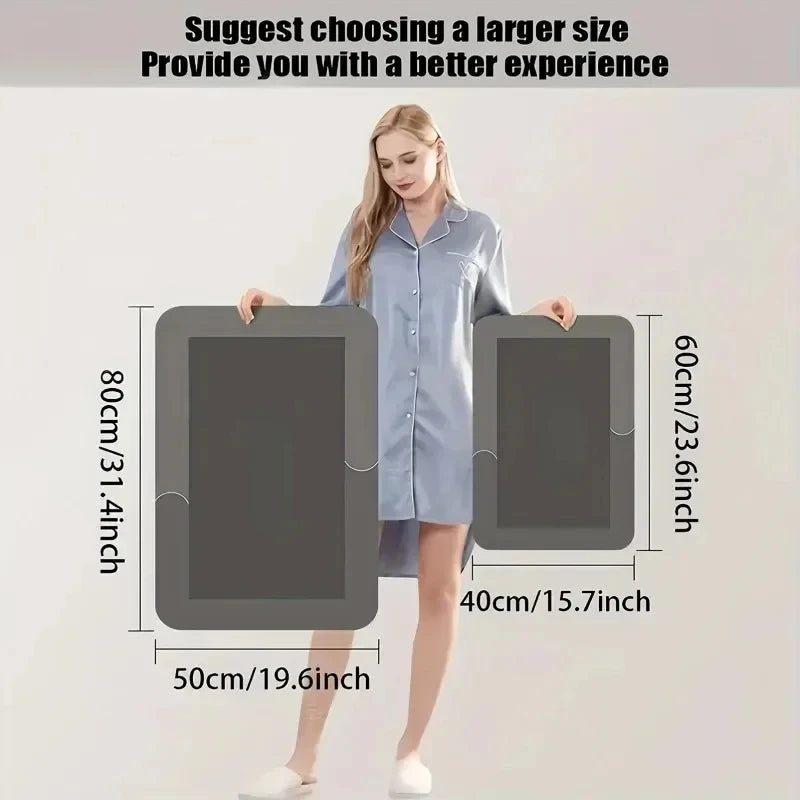 Tapete de Diatomita Super Absorvente para Banheiro