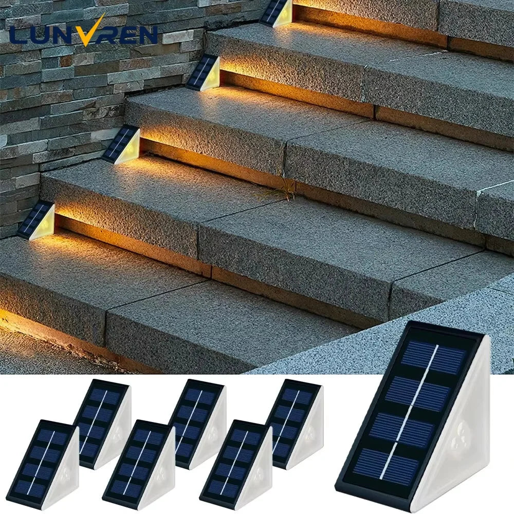 Luz Solar para Degrau e Escada