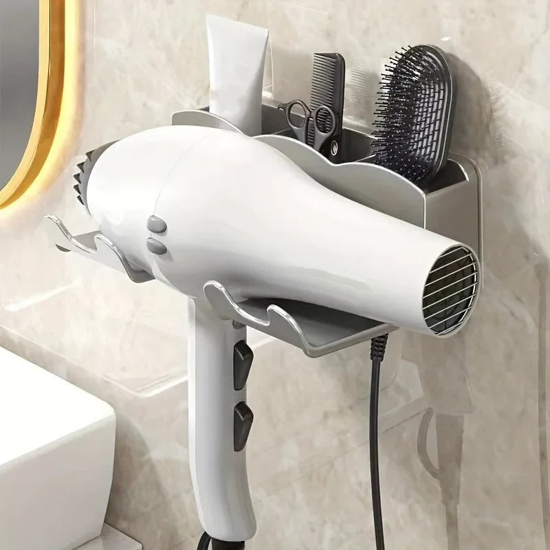 Suporte de Parede para Secador de Cabelo – Sem Furos