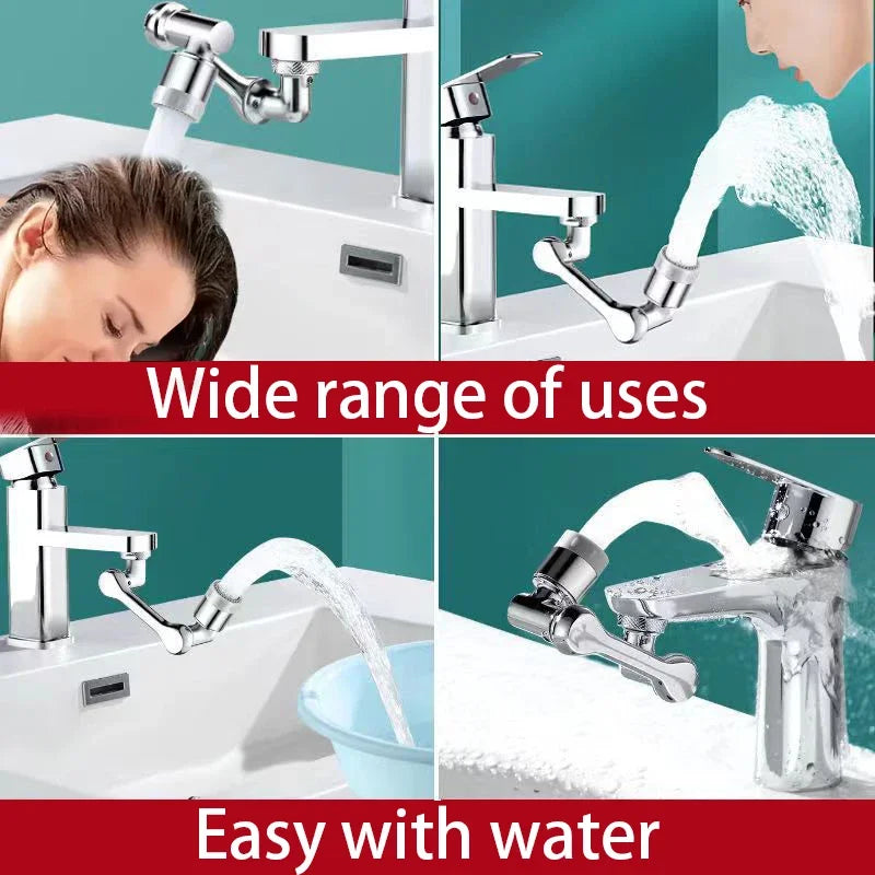 Extensor de Torneira Articulado 1080° com 2 Jatos