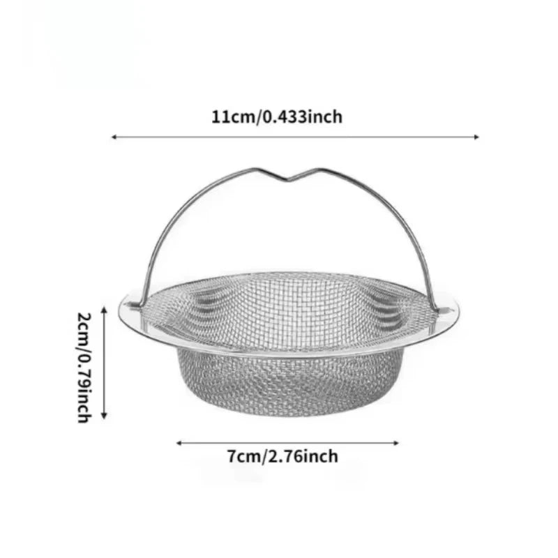 Ralo Filtro de Inox para Pia e Ralo – Anti-Entupimento