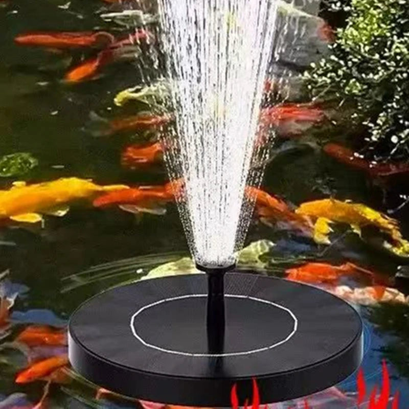 Fonte de Água Solar para Jardim e Bebedouro de Pássaros