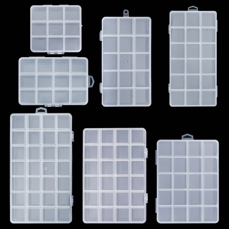 Porta-Joias Transparente com Divisórias
