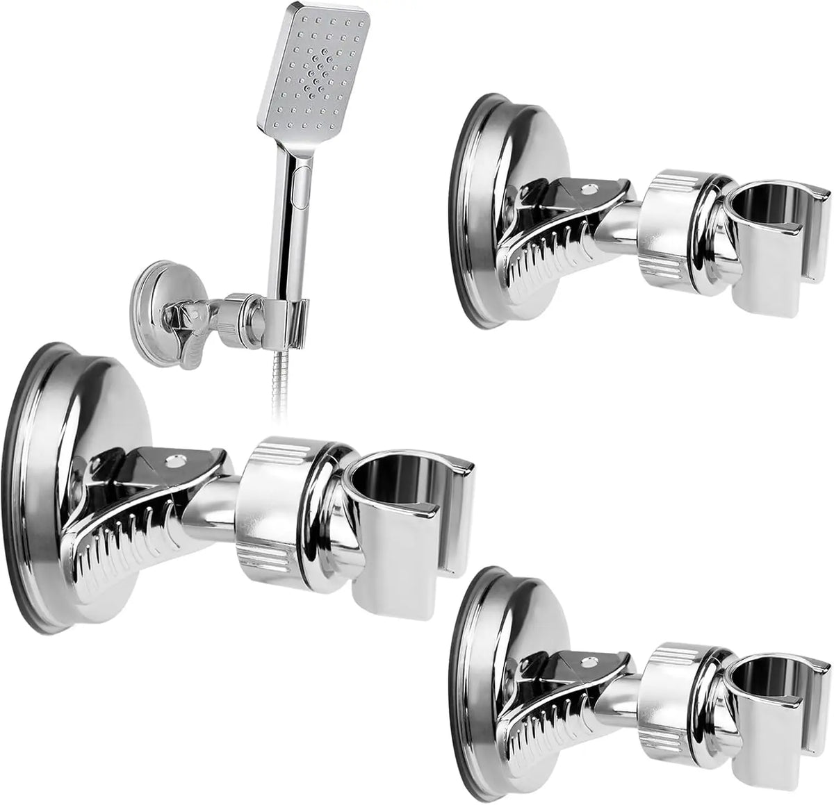 Suporte de Ducha com Ventosa Ajustável – Sem Furos