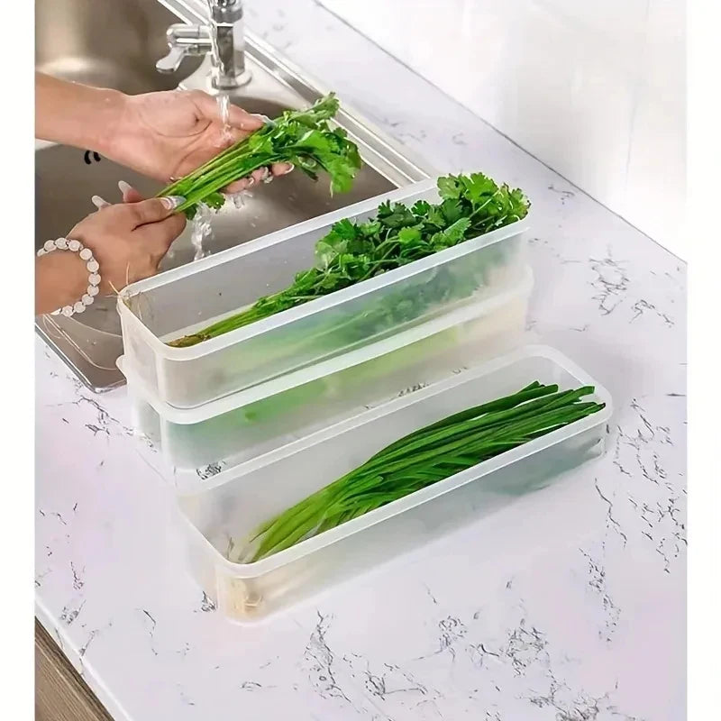 Pote Organizador Hermético Transparente para Geladeira