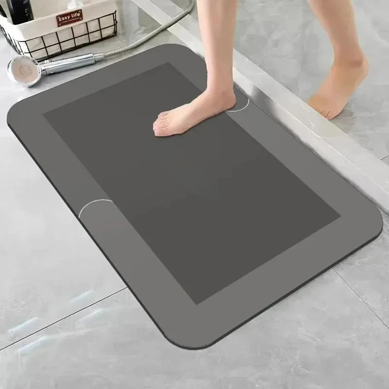 Tapete de Diatomita Super Absorvente para Banheiro