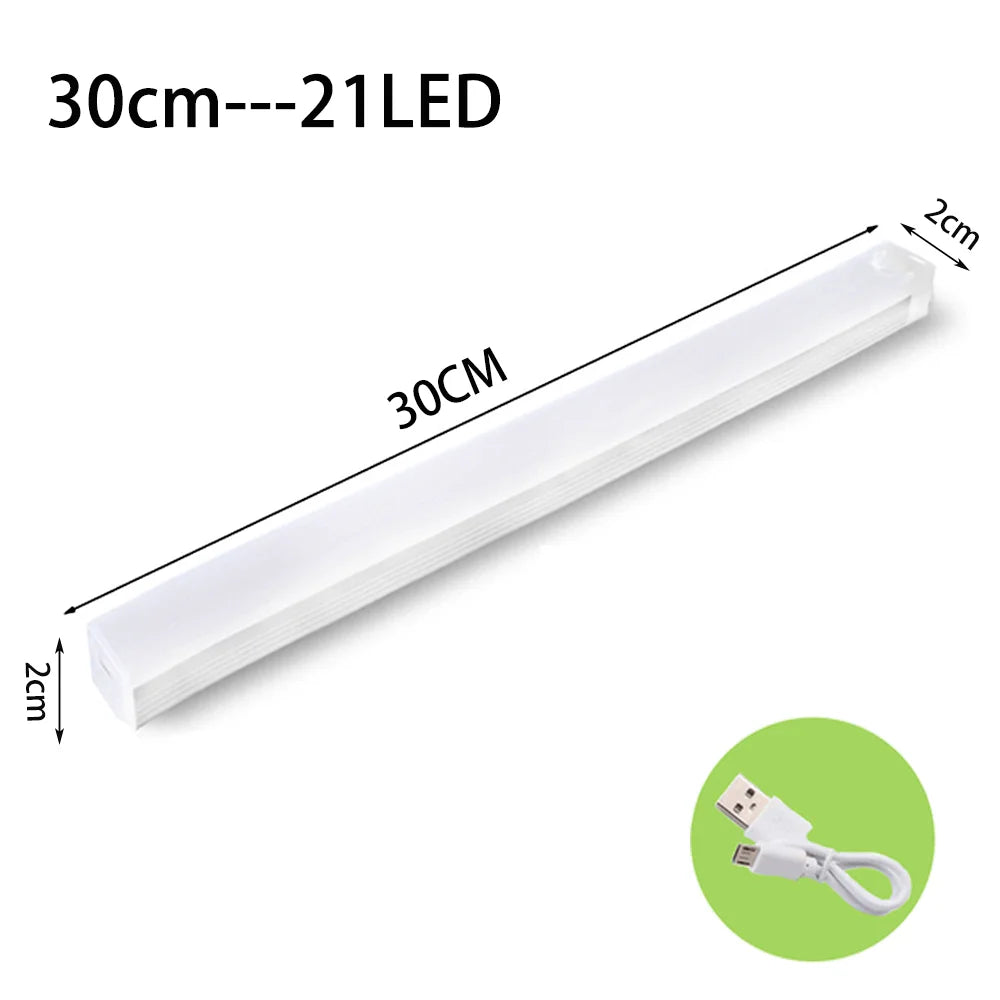 Luz LED com Sensor de Presença Recarregável para Armário