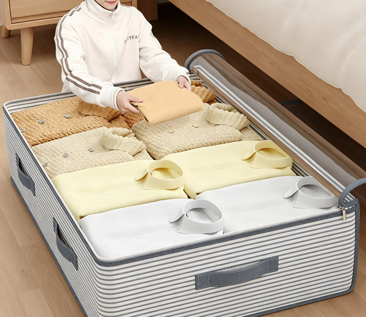 Organizador para Embaixo da Cama com Zíper