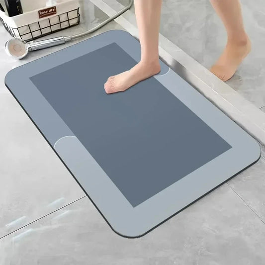 Tapete de Diatomita Super Absorvente para Banheiro