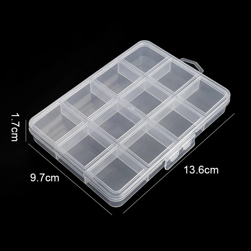 Porta-Joias Transparente com Divisórias
