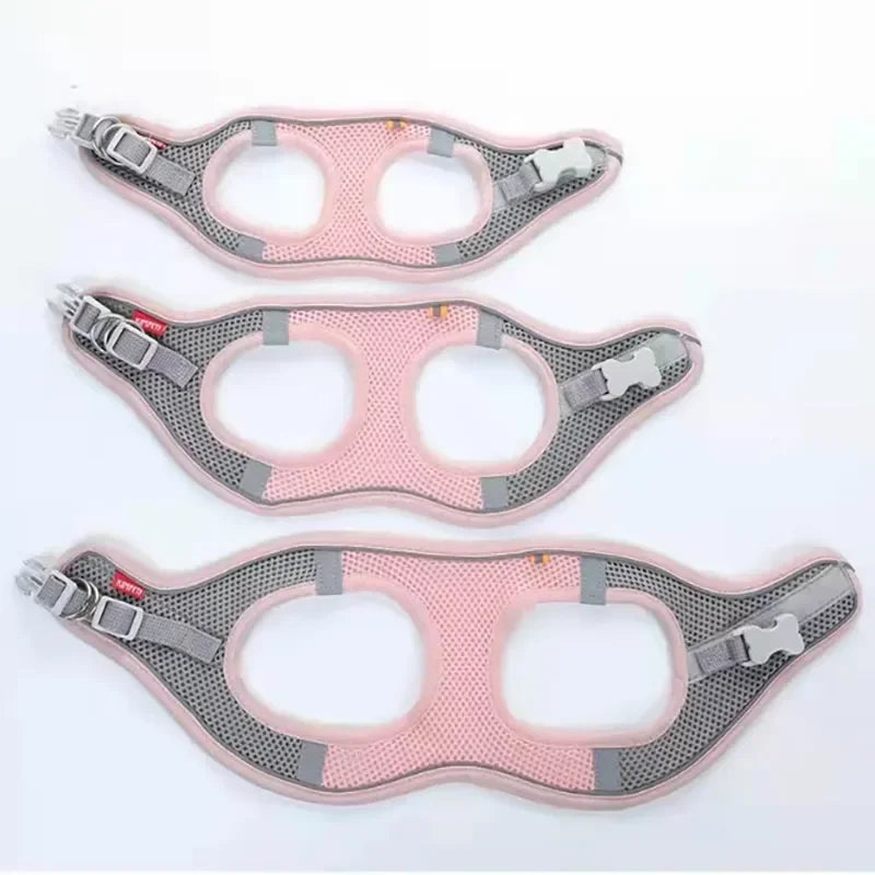 Peitoral para Cães e Gatos com Guia – Refletivo
