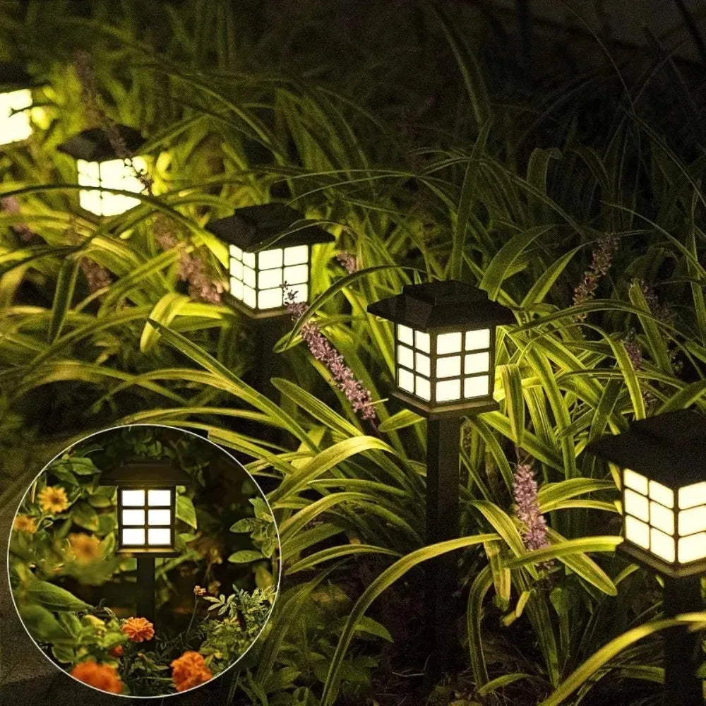 Balizador Solar LED para Jardim – Luminária de Espeto à Prova d’Água