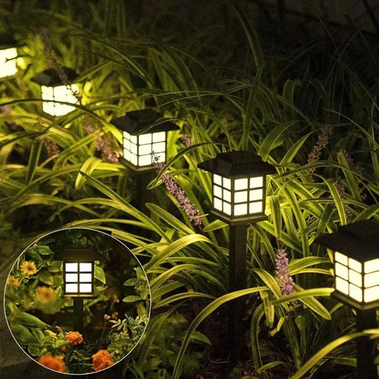 Balizador Solar LED para Jardim – Luminária de Espeto à Prova d’Água