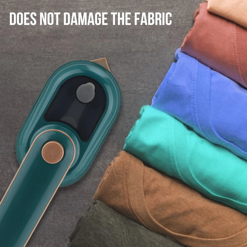 Vaporizador de Roupas Portátil 2 em 1 – Ferro a Vapor