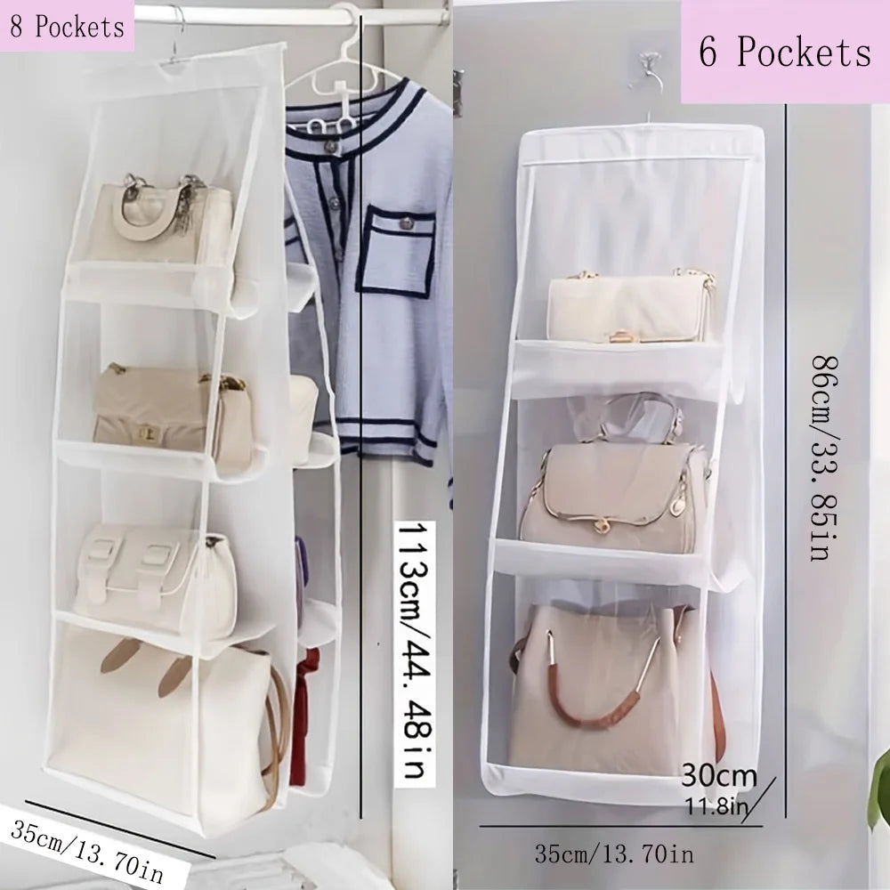 Organizador de Bolsas para Pendurar no Guarda-Roupa