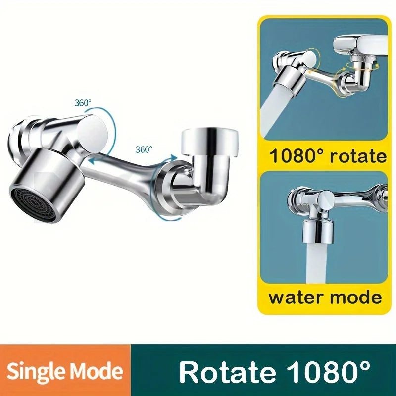 Extensor de Torneira Articulado 1080° com 2 Jatos