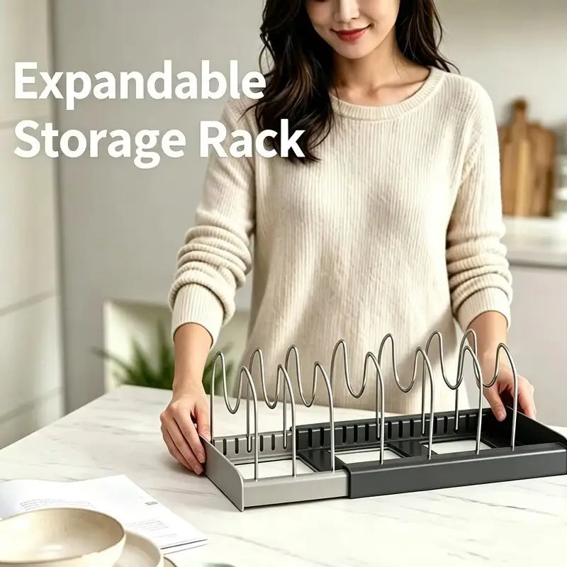 Organizador Extensível para Armário de Cozinha