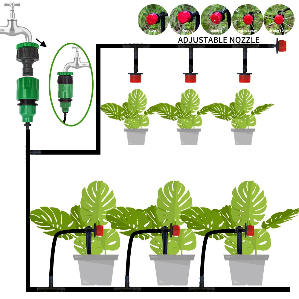 Kit Irrigação por Gotejamento 20 m