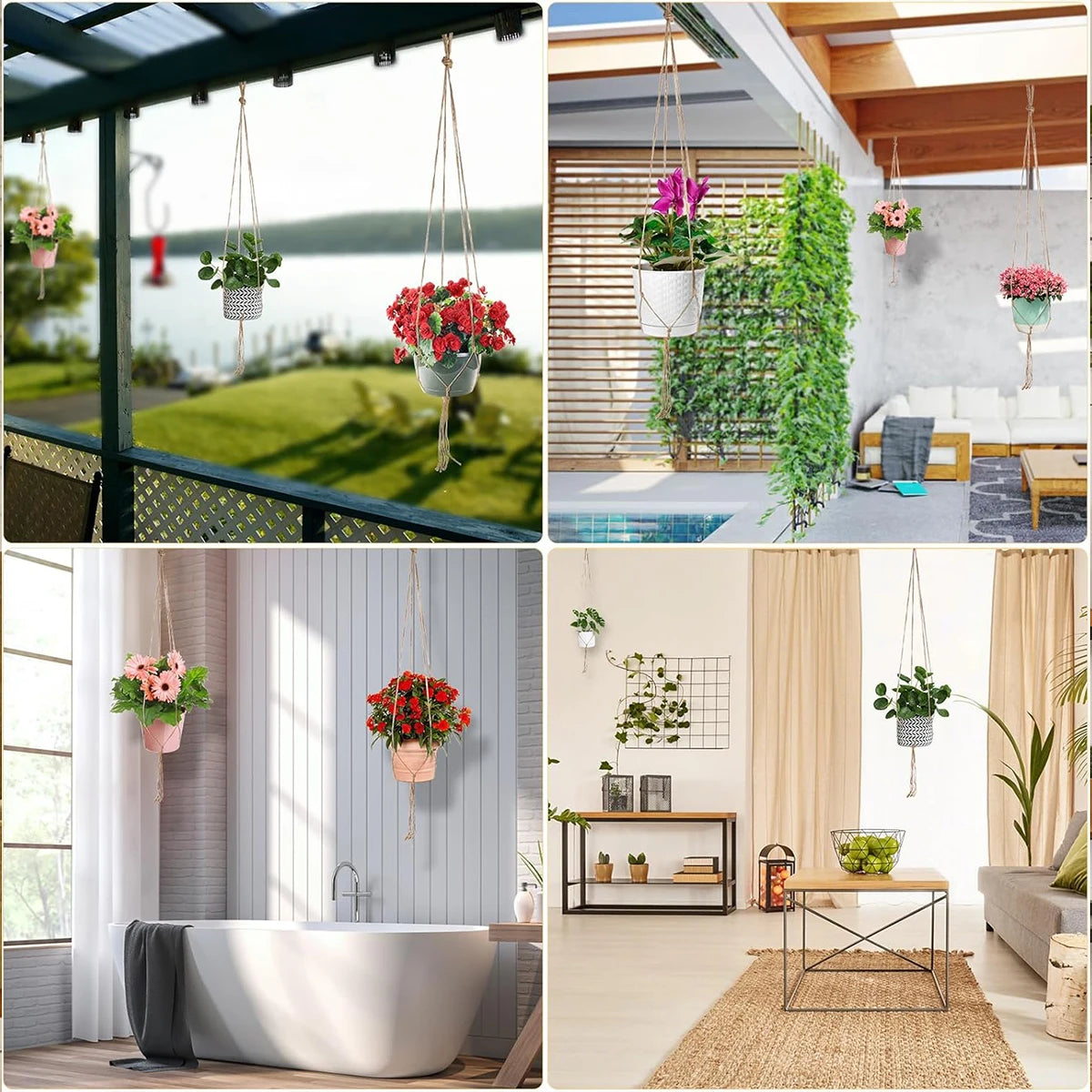 Vaso Suspenso Decorativo para Plantas