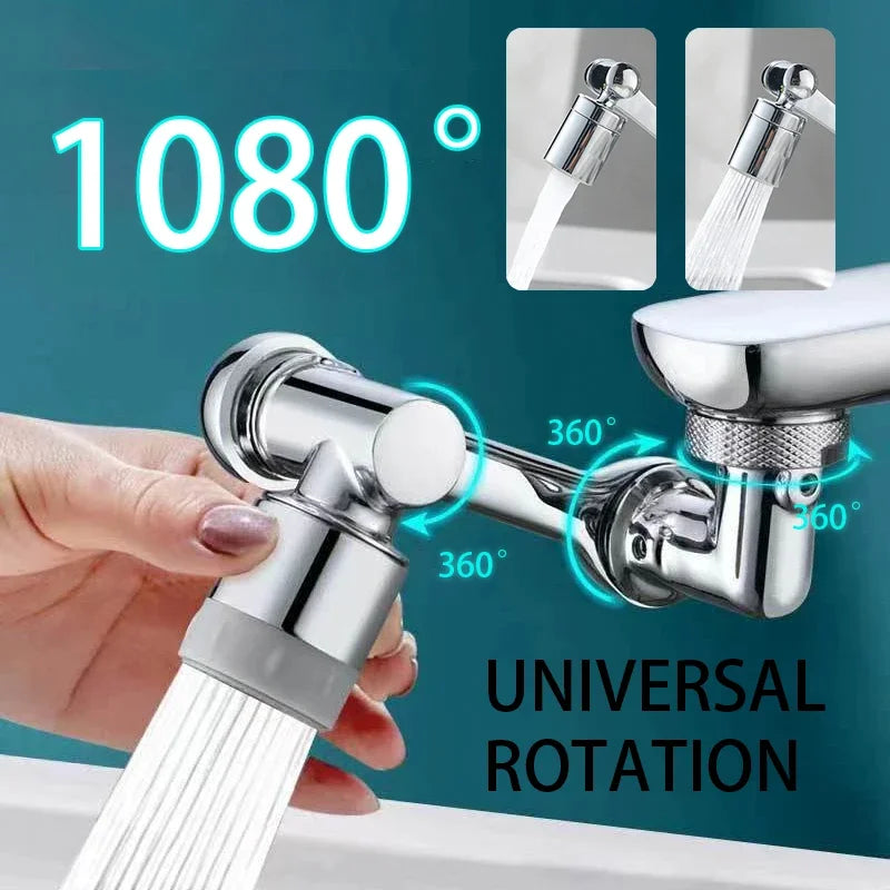 Extensor de Torneira Articulado 1080° com 2 Jatos