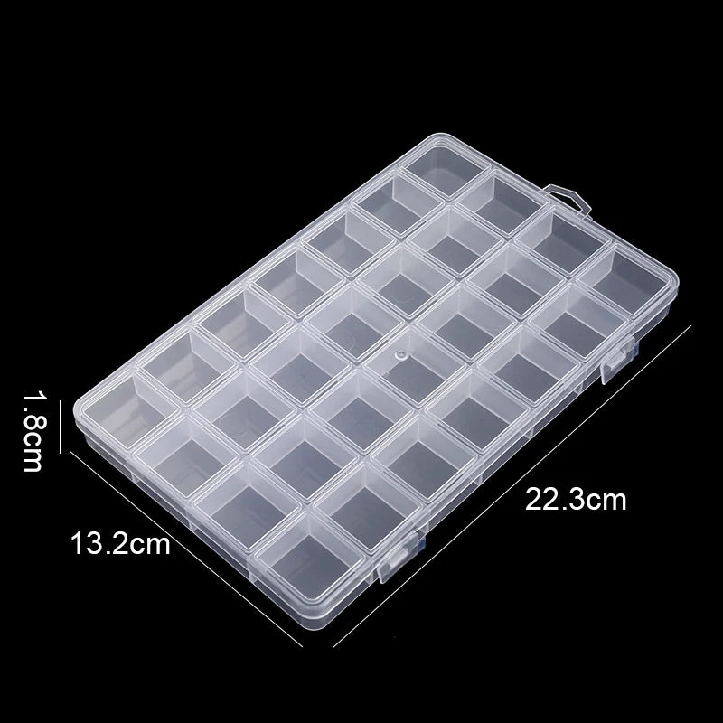 Porta-Joias Transparente com Divisórias