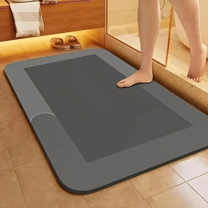 Tapete de Diatomita Super Absorvente para Banheiro