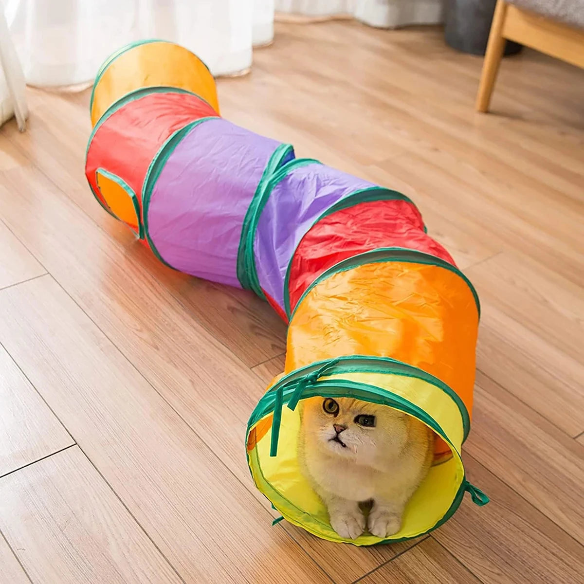 Túnel Dobrável para Gatos