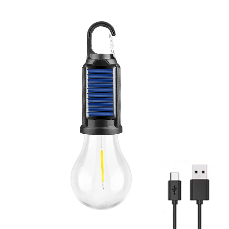 Lâmpada Solar Recarregável para Pendurar