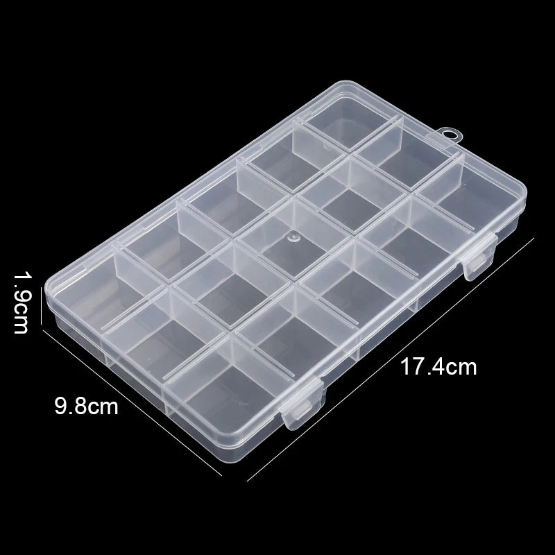 Porta-Joias Transparente com Divisórias