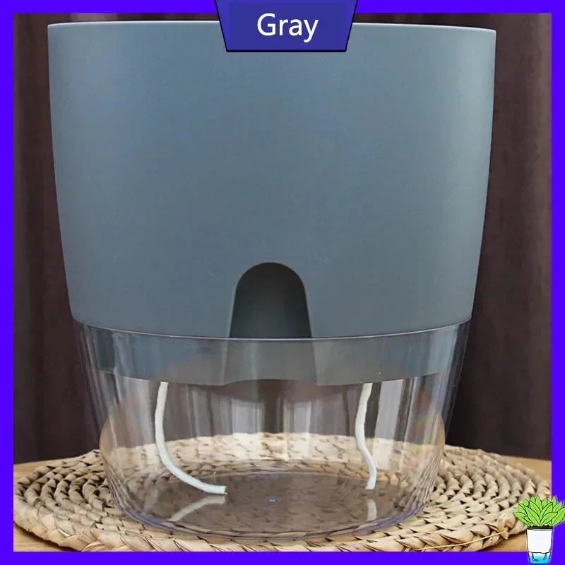 Vaso Autoirrigável Transparente
