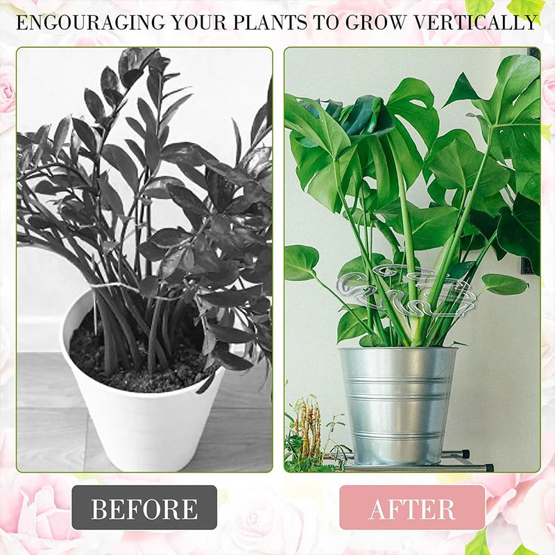 Tutor de Plantas Decorativo em Formato de Costela-de-Adão
