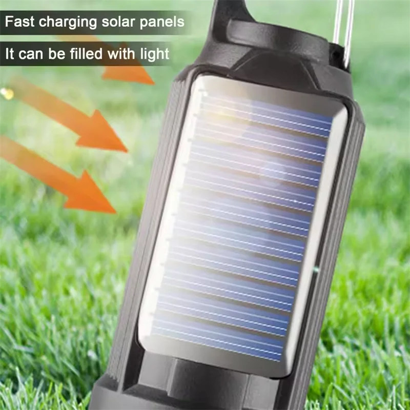 Lâmpada Solar Recarregável para Pendurar